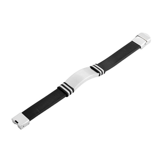 Herren Armband aus Leder 21 cm