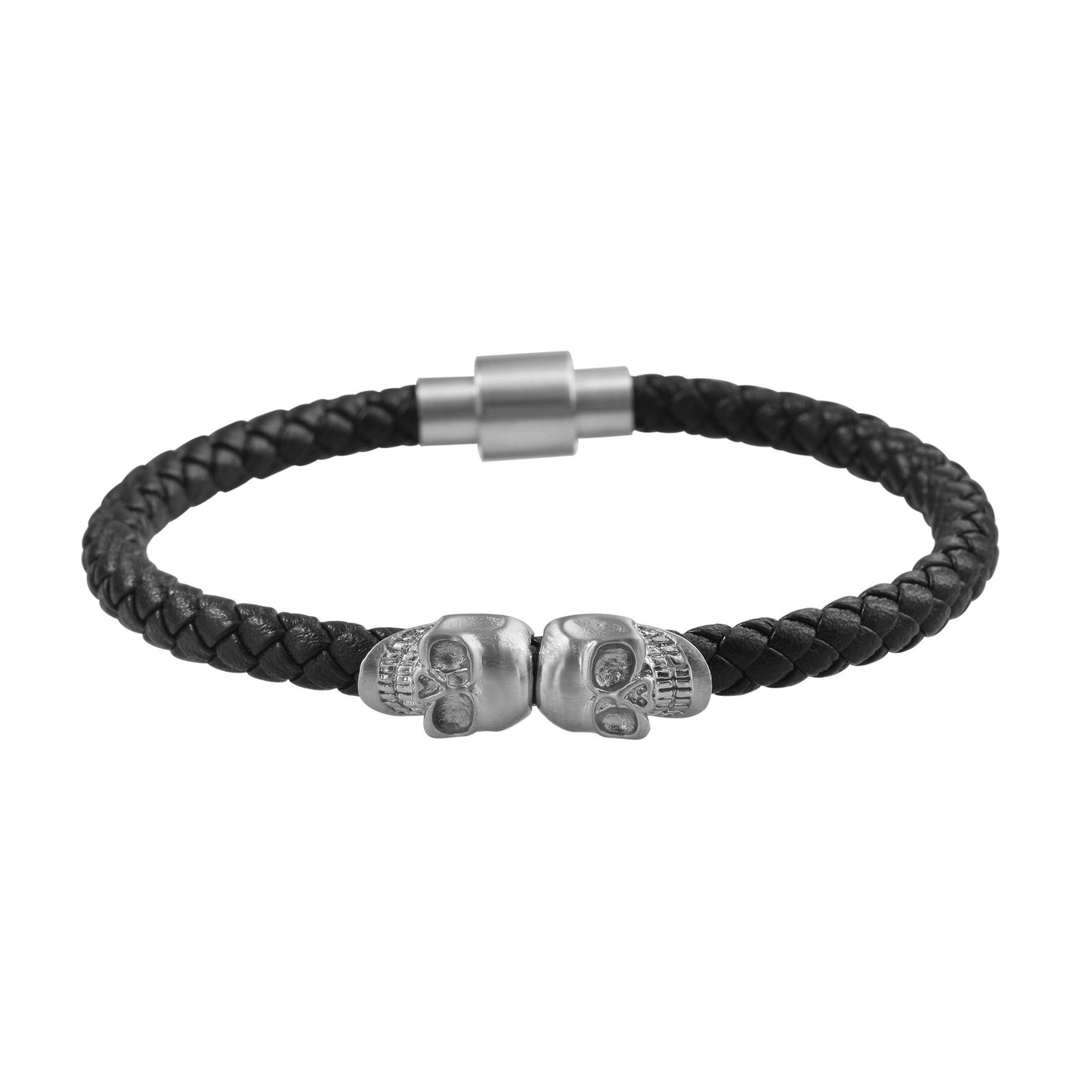Unisex Armband – Armreif aus Leder Ø 6,0 cm cm