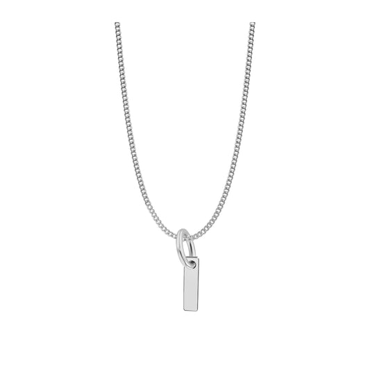 Unisex Anhänger – Buchstabe N Buchstabenanhänger aus 925 Silber