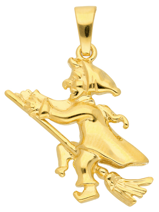 Adelia´s 333 Gold Anhänger Hexe