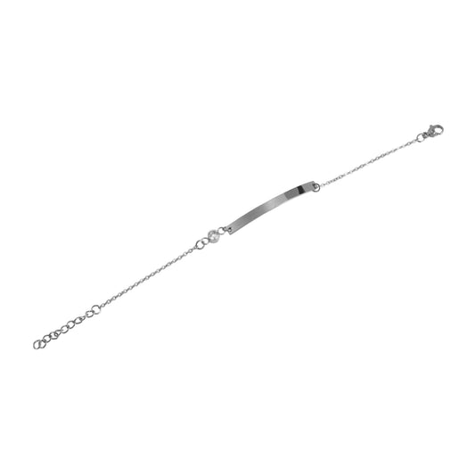 Damen Armband aus Edelstahl 17 cm