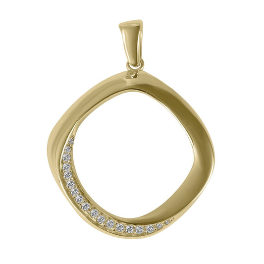 Damen Anhänger aus 333 Gold mit Zirkonia