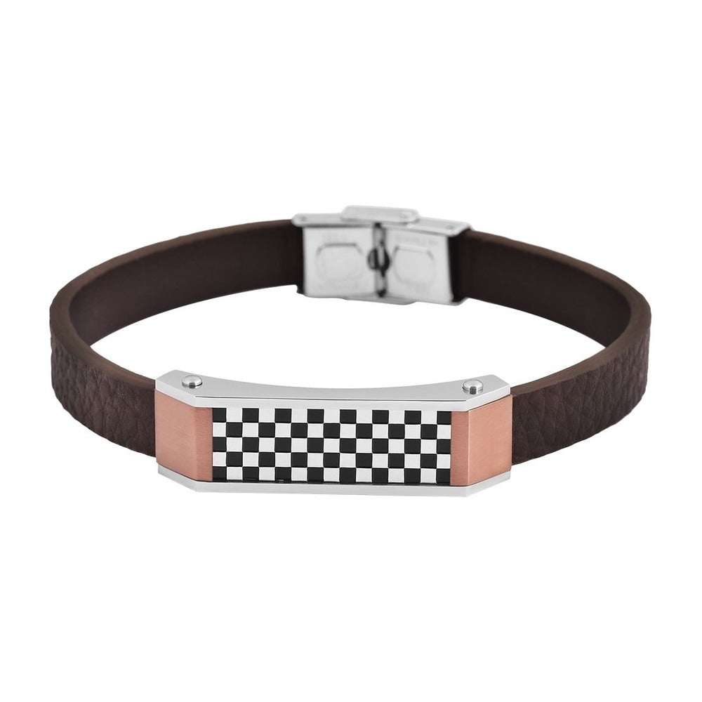 Unisex Armband aus Leder 23 cm