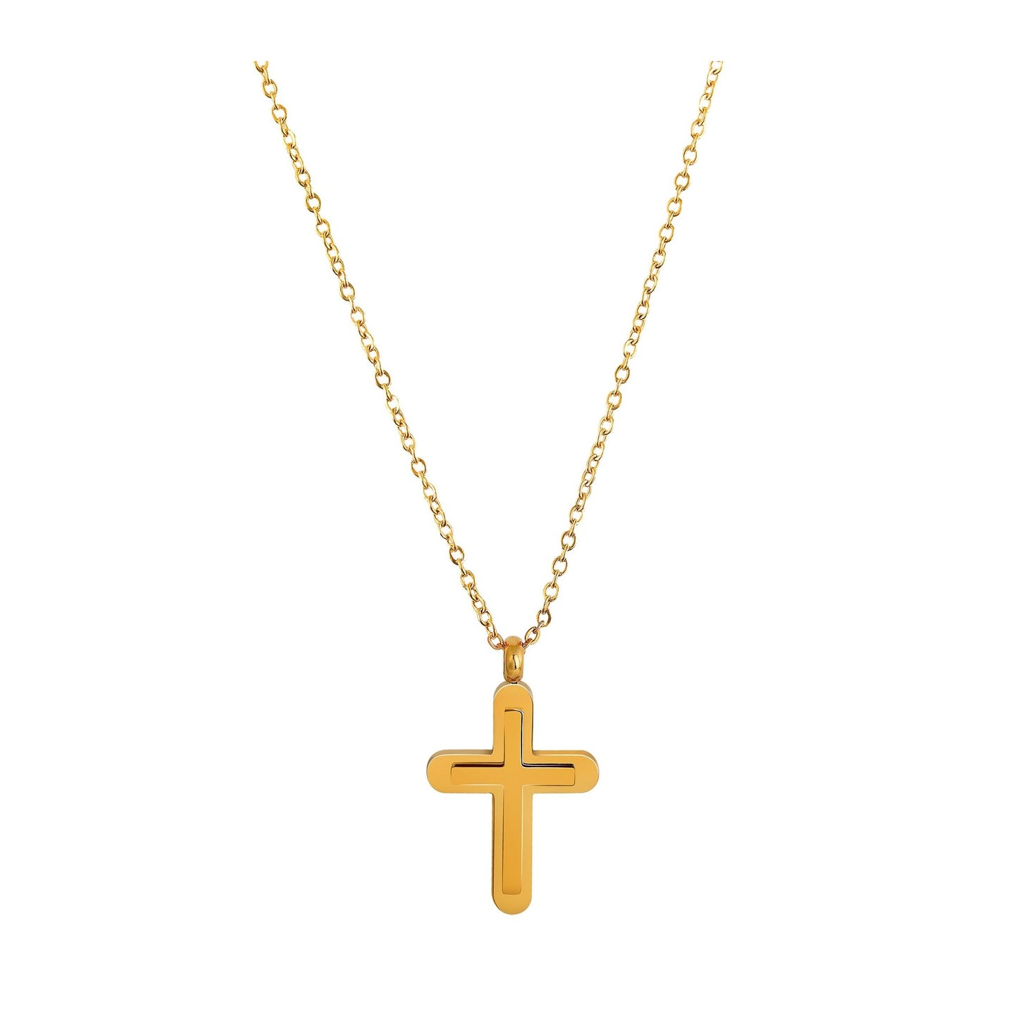 Unisex Anhänger – Kreuz Kreuzanhänger aus Edelstahl