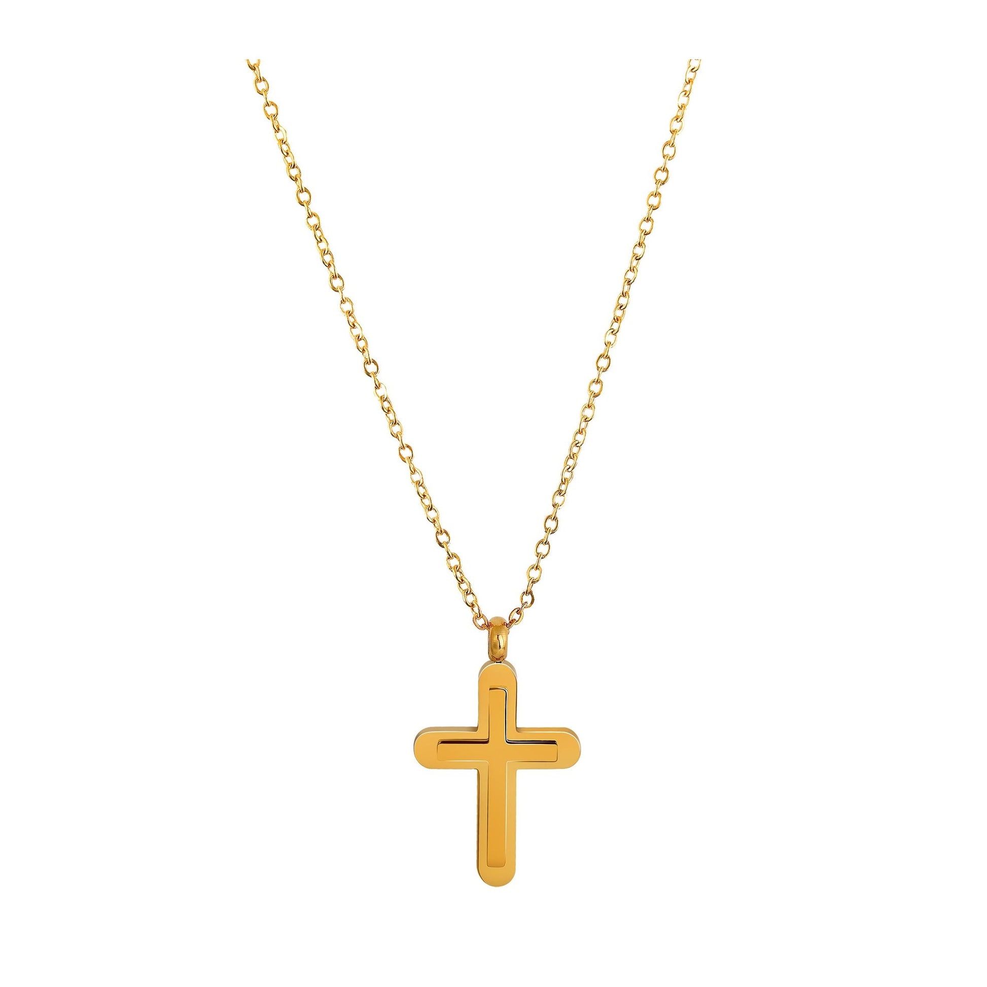 Unisex Anhänger – Kreuz Kreuzanhänger aus Edelstahl