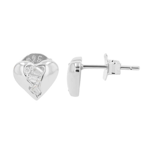Damen Ohrringe – Ohrstecker aus 925 Silber mit Zirkonia
