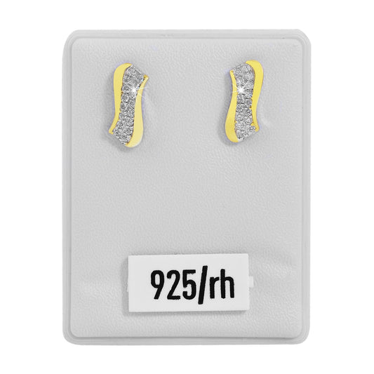 Damen Ohrringe – Ohrstecker aus 925 Silber mit Zirkonia