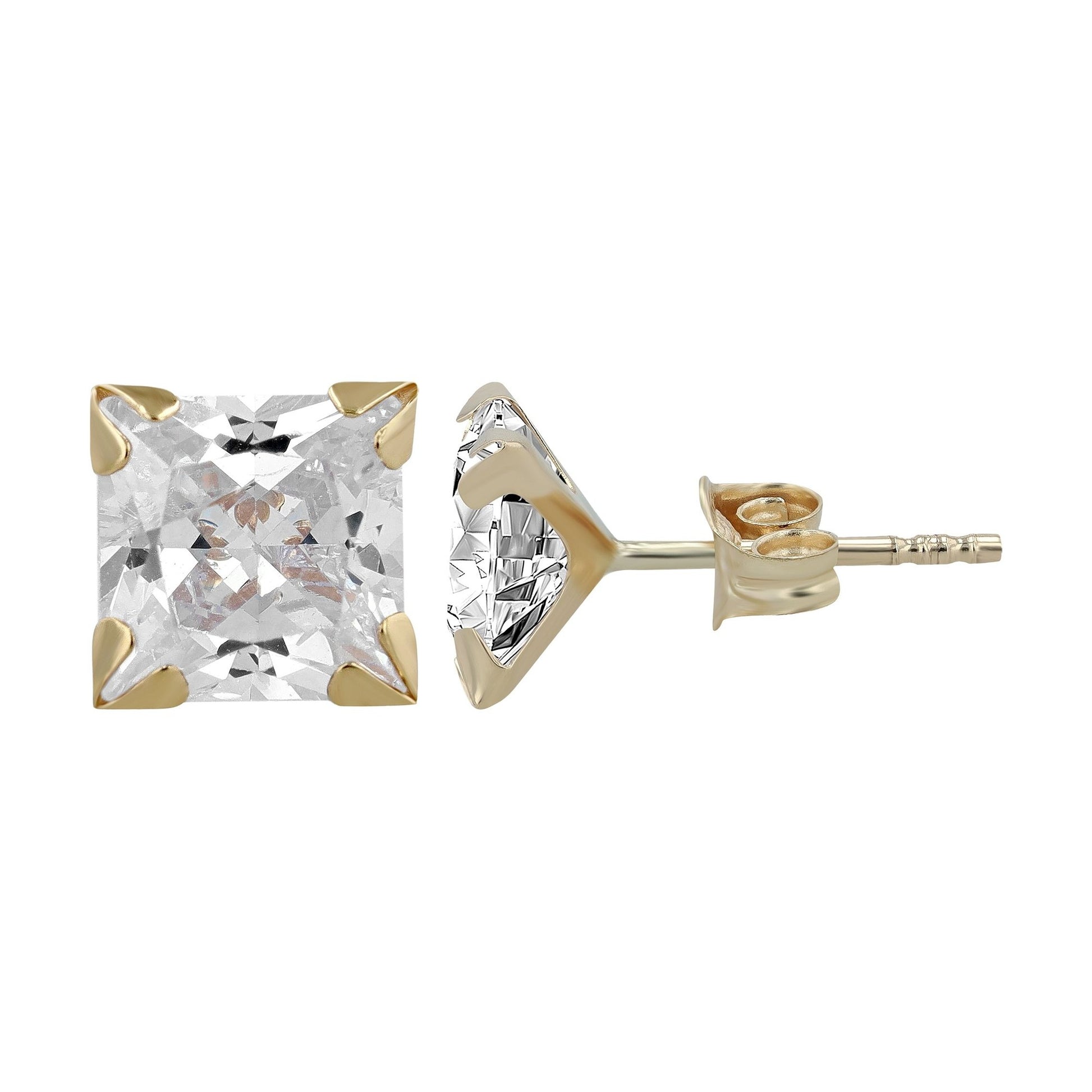 Damen Ohrringe – Ohrstecker aus 333 Gold mit Zirkonia