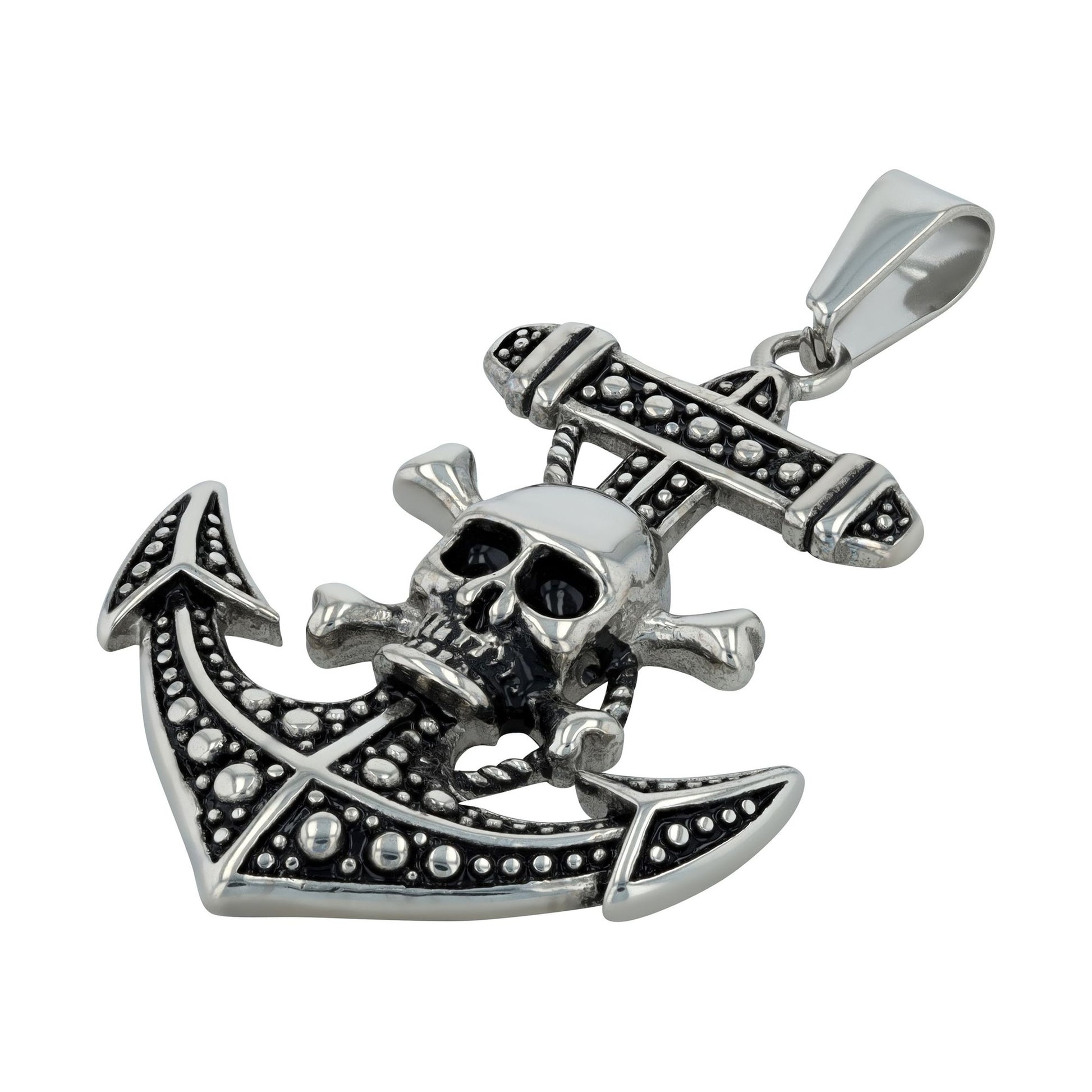 Herren Anhänger – Totenkopfanhänger aus Edelstahl