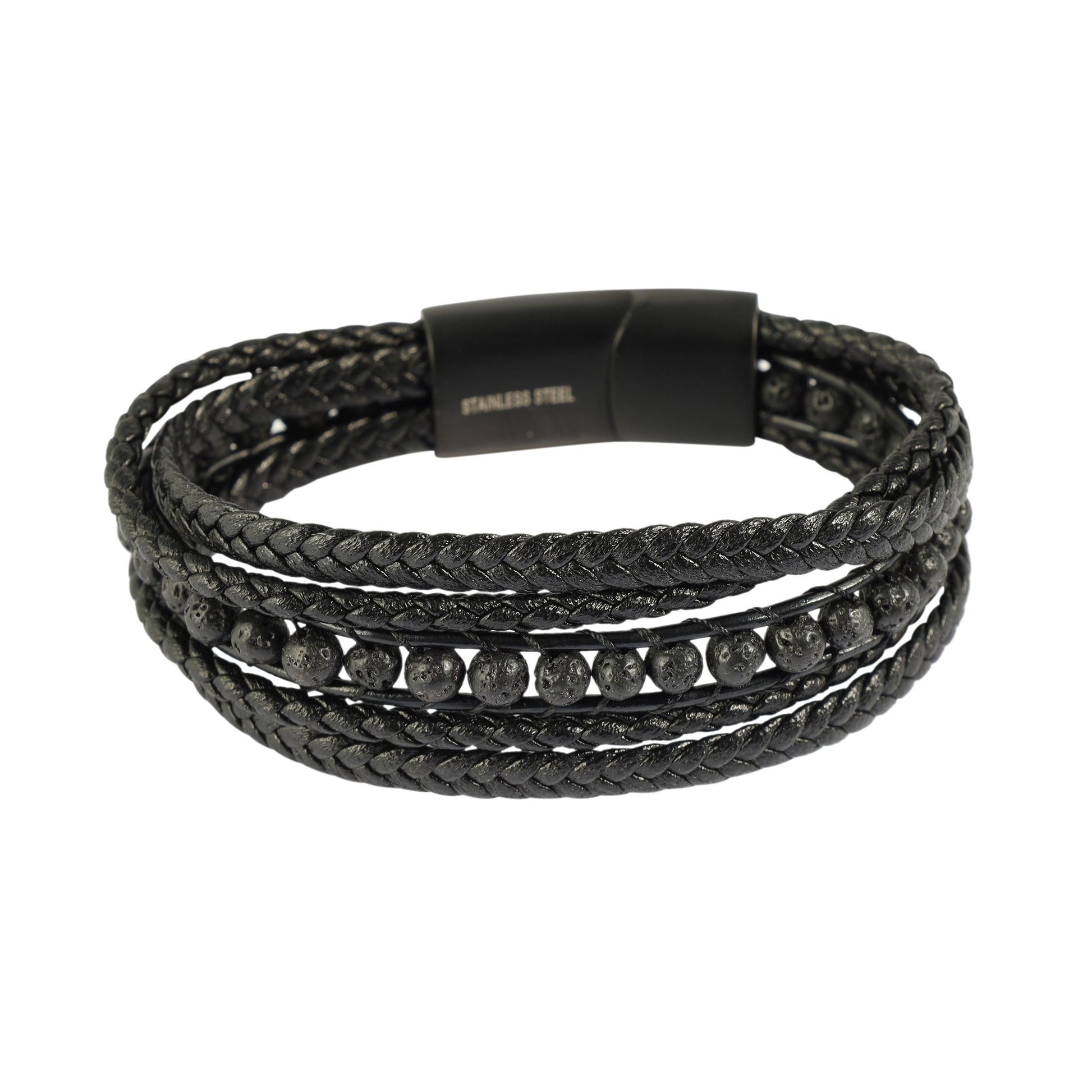Herren Armband – Lederarmband aus Leder 19 cm