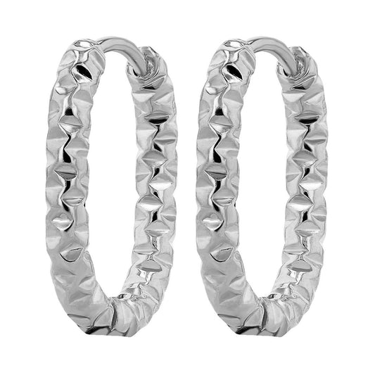 Damen Ohrringe – Creole aus Edelstahl