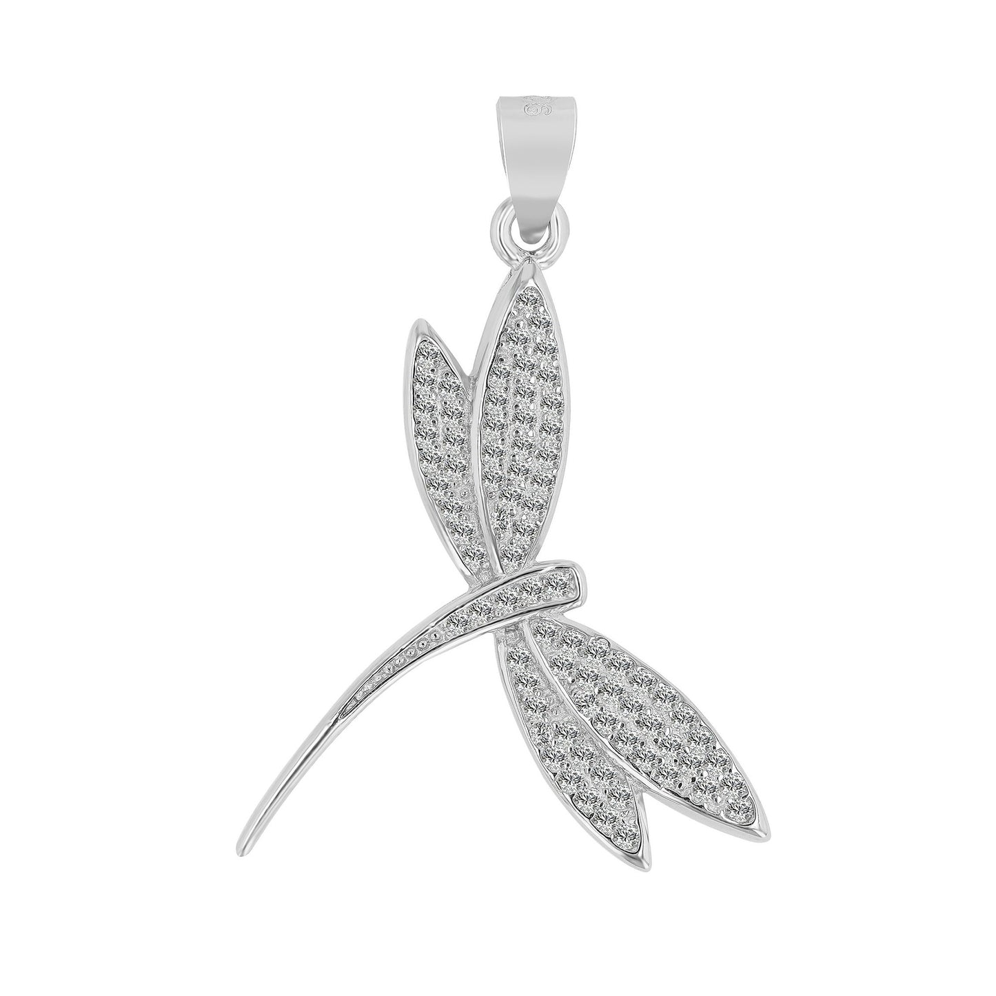 Damen Anhänger aus 925 Silber mit Zirkonia