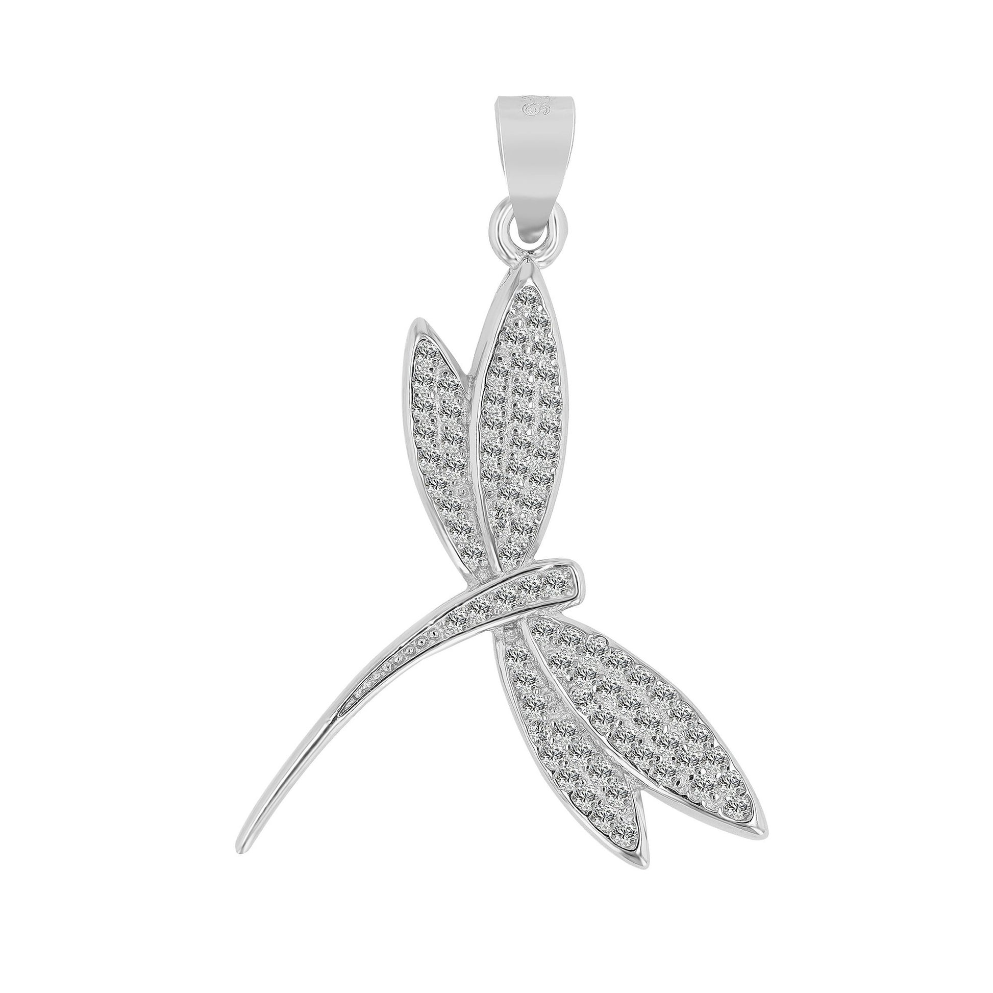 Damen Anhänger aus 925 Silber mit Zirkonia