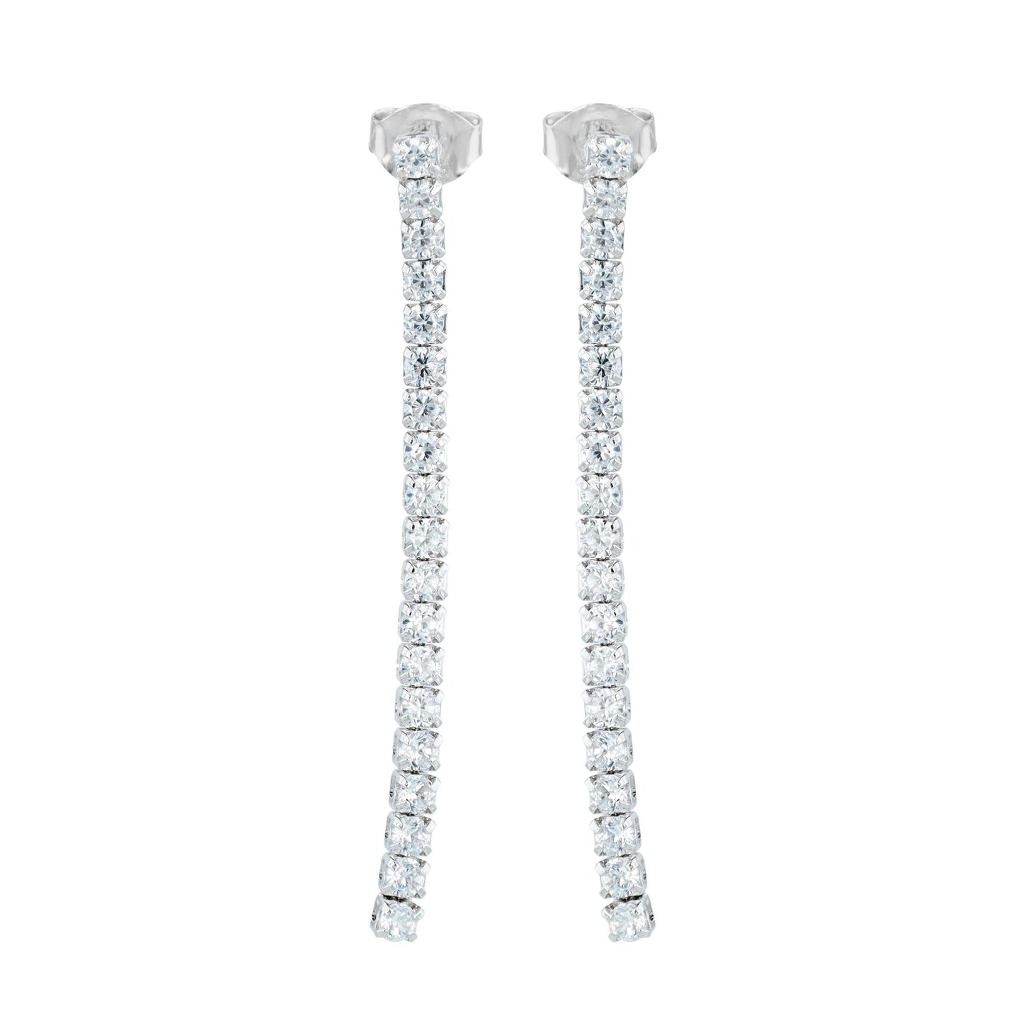 Damen Ohrringe – Ohrstecker aus 925 Silber mit Zirkonia