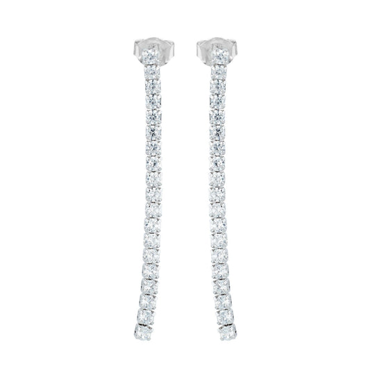 Damen Ohrringe – Ohrstecker aus 925 Silber mit Zirkonia