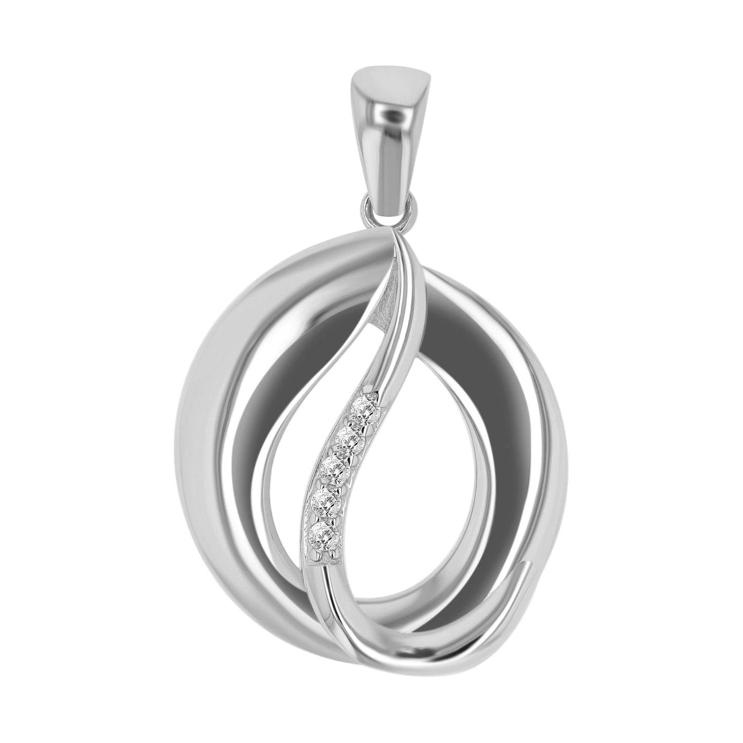 Damen Anhänger aus 333 Gold mit Zirkonia