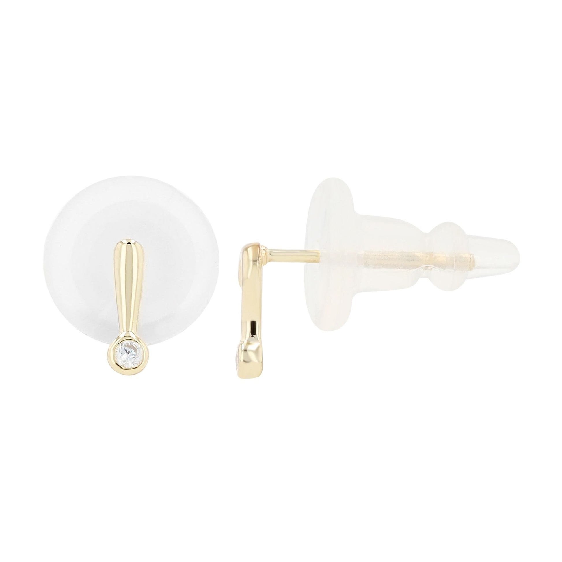 Damen Ohrringe – Ohrstecker aus 925 Silber mit Zirkonia
