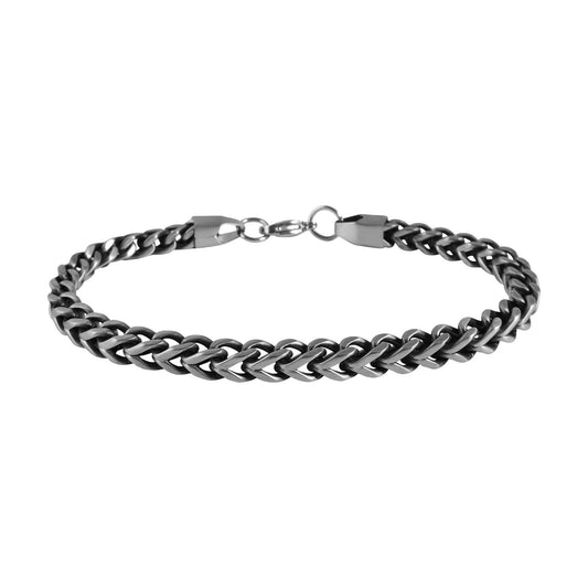 Herren Armband – Panzerarmband aus Edelstahl 22 cm