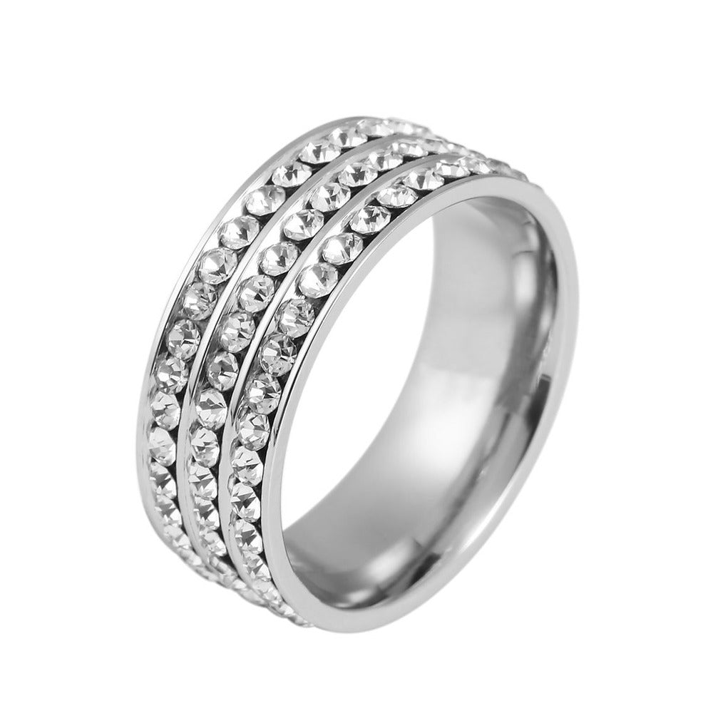 Damen Ring aus Edelstahl