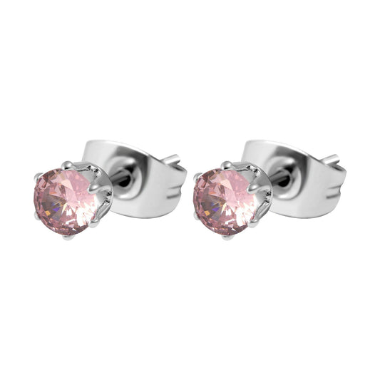 Damen Ohrringe – Ohrstecker aus Edelstahl mit Zirkonia