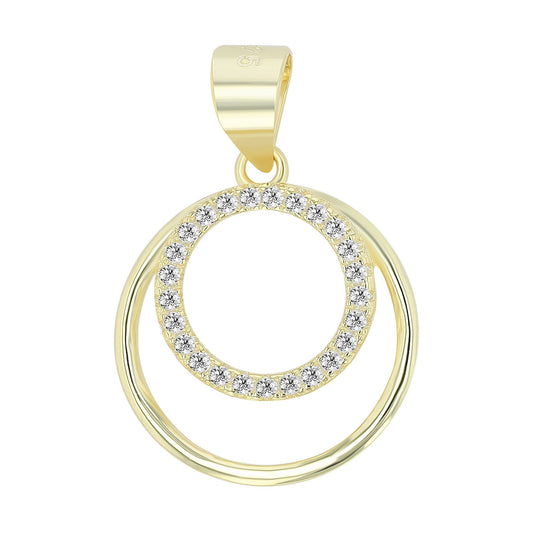 Damen Anhänger aus 925 Silber mit Zirkonia