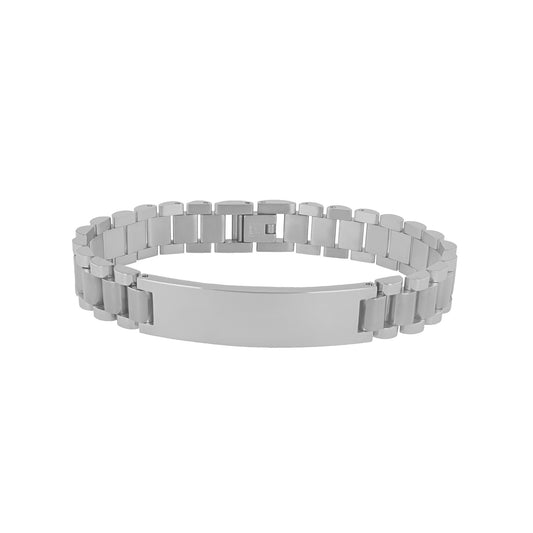 Unisex Armband – Gliederarmband aus Edelstahl 20,5 cm