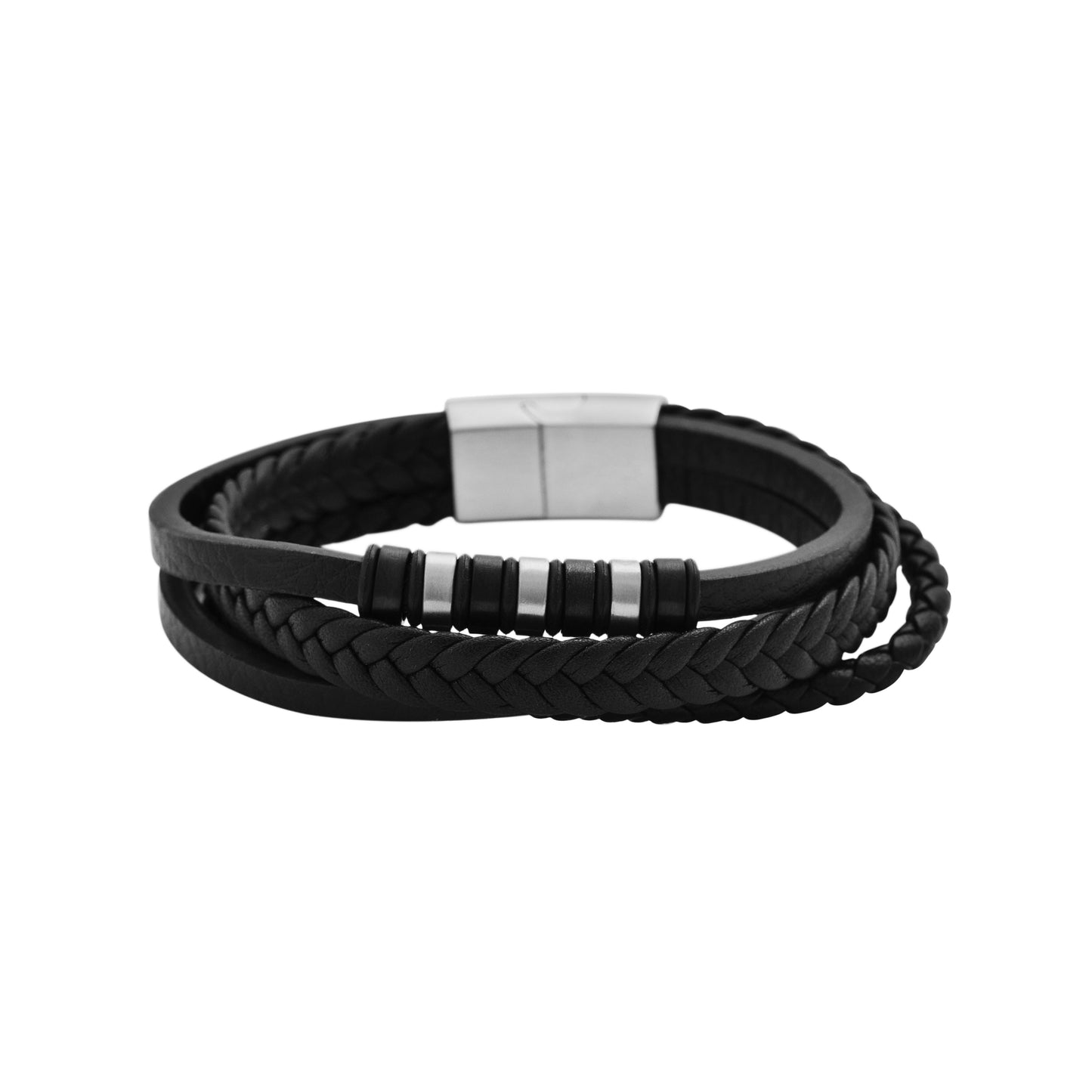 Unisex Armband aus Leder 20,5 cm