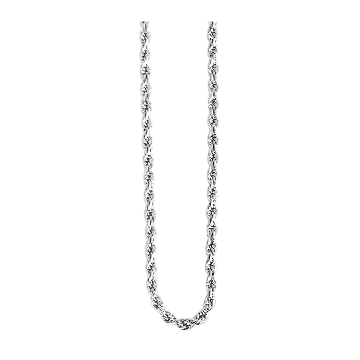 Unisex Halskette – Kordelkette aus Edelstahl 60 cm