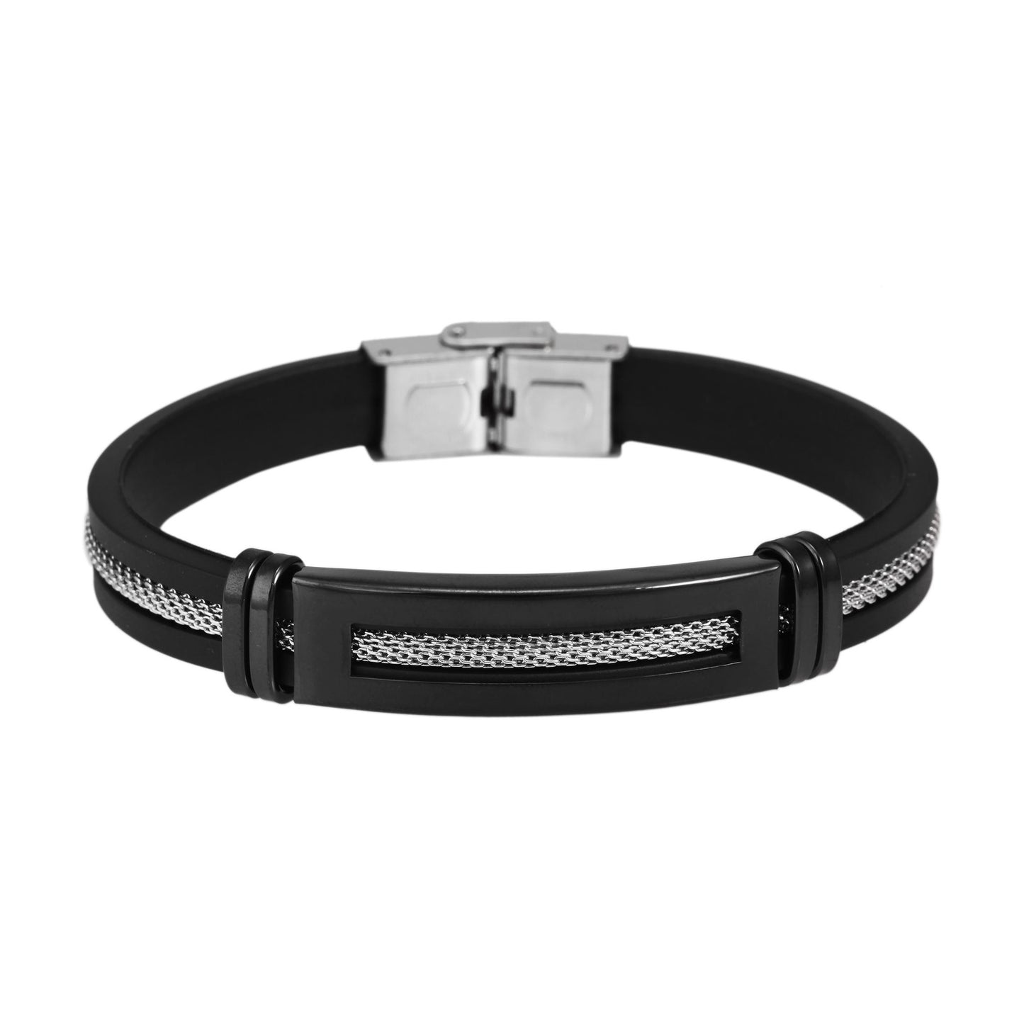 Unisex Armband – Armreif aus Silikon 21 cm