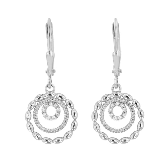 Damen Anhänger aus 925 Silber mit Zirkonia