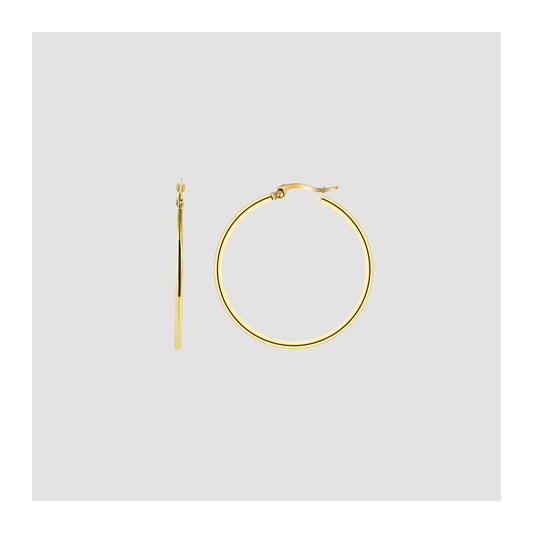 Damen Ohrringe – Creole aus Edelstahl