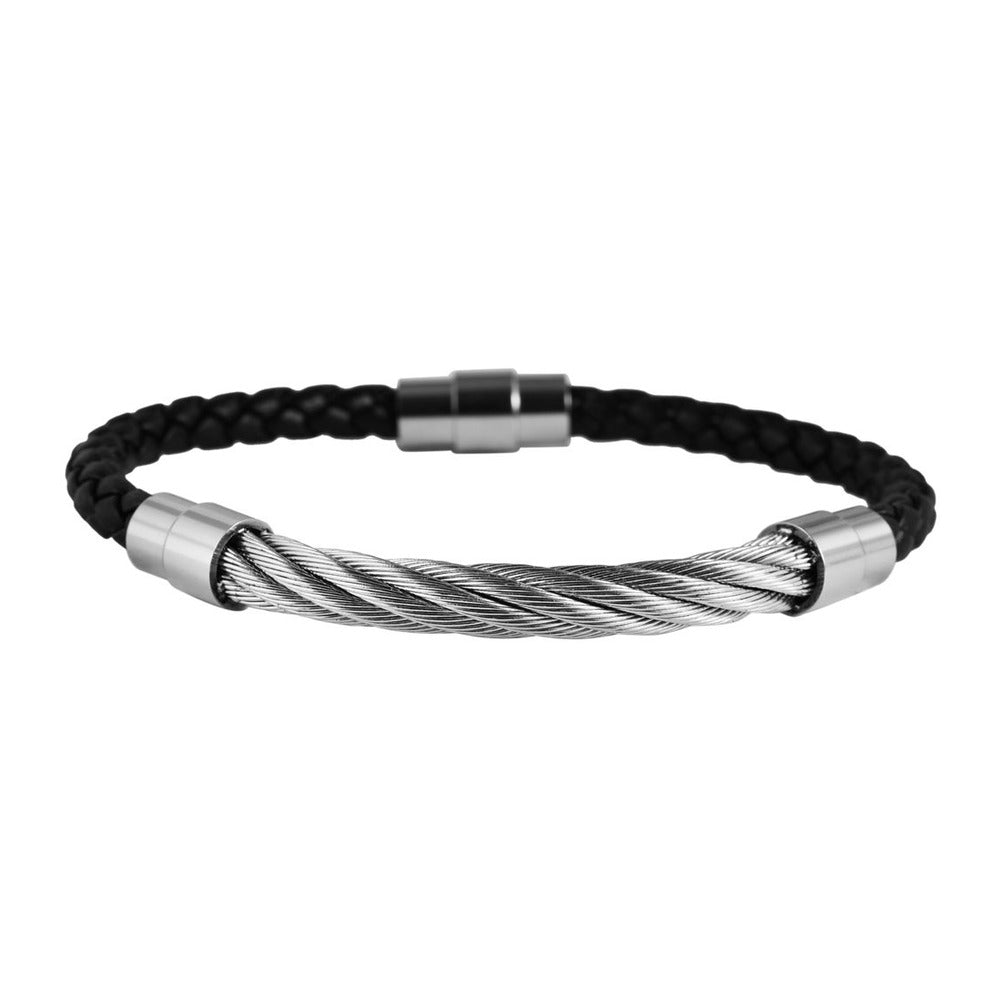 Damen Armband – Armreif aus Leder 21 cm