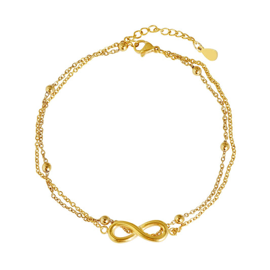 Damen Armband aus Edelstahl 24 cm