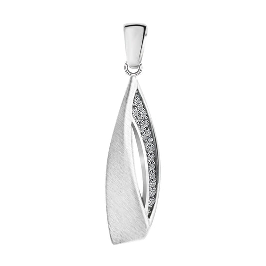 Damen Anhänger aus 925 Silber mit Zirkonia