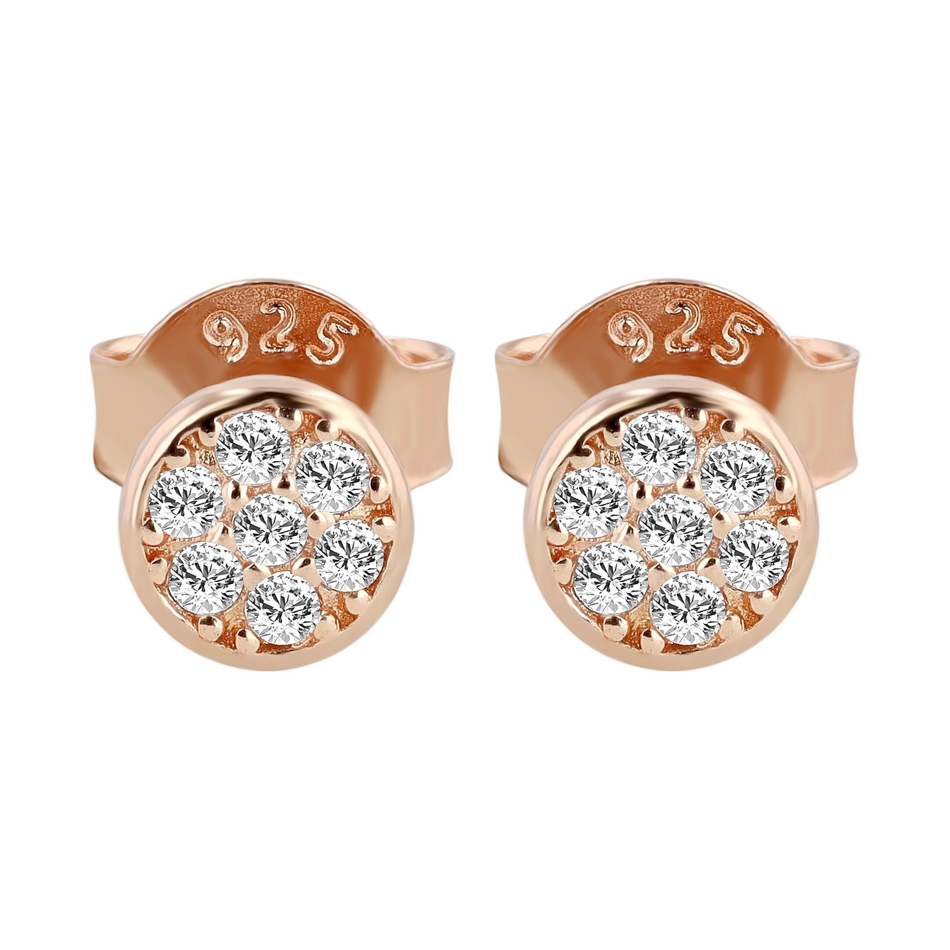 Damen Ohrringe – Ohrstecker aus 925 Silber mit Zirkonia