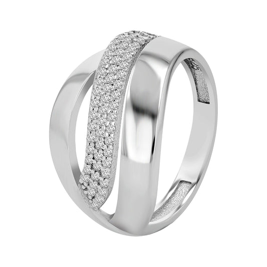 Damen Ring aus 925 Silber mit Zirkonia