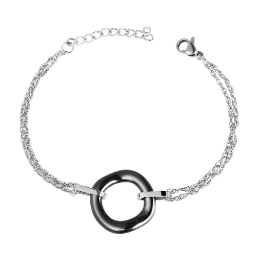 Damen Armband aus Edelstahl 16+3 cm