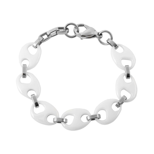Damen Armband – Gliederarmband aus Edelstahl 21 cm
