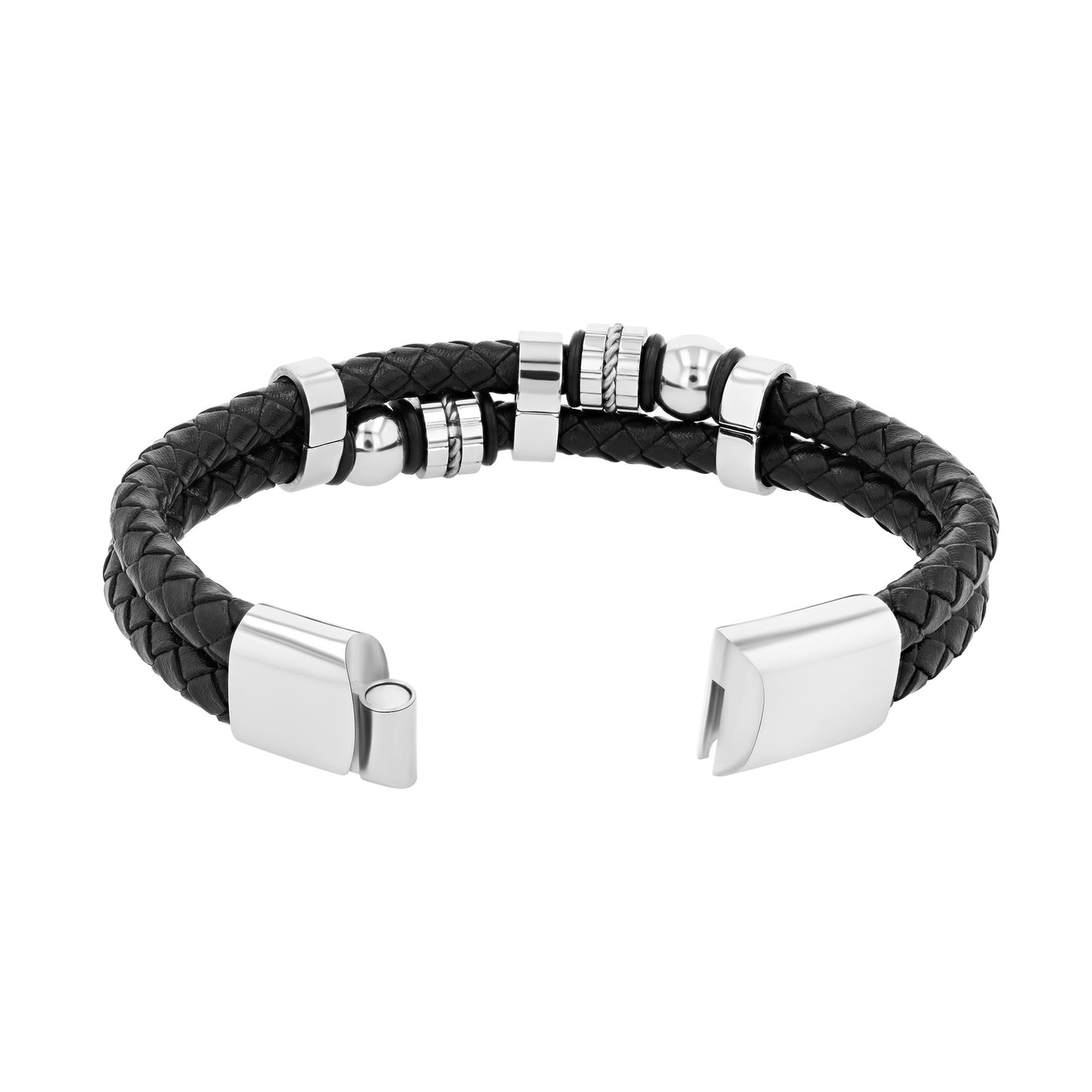 Unisex Armband aus Leder 23,5 cm