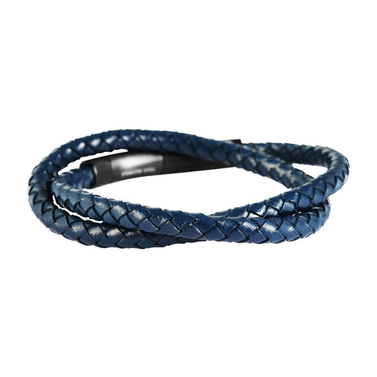 Herren Armband – Wickelarmband aus Leder 43 cm