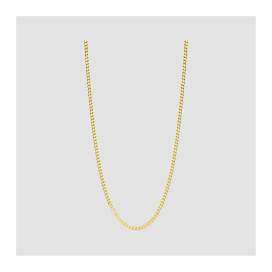 Damen Halskette – Panzerkette aus 333 Gold 42 cm