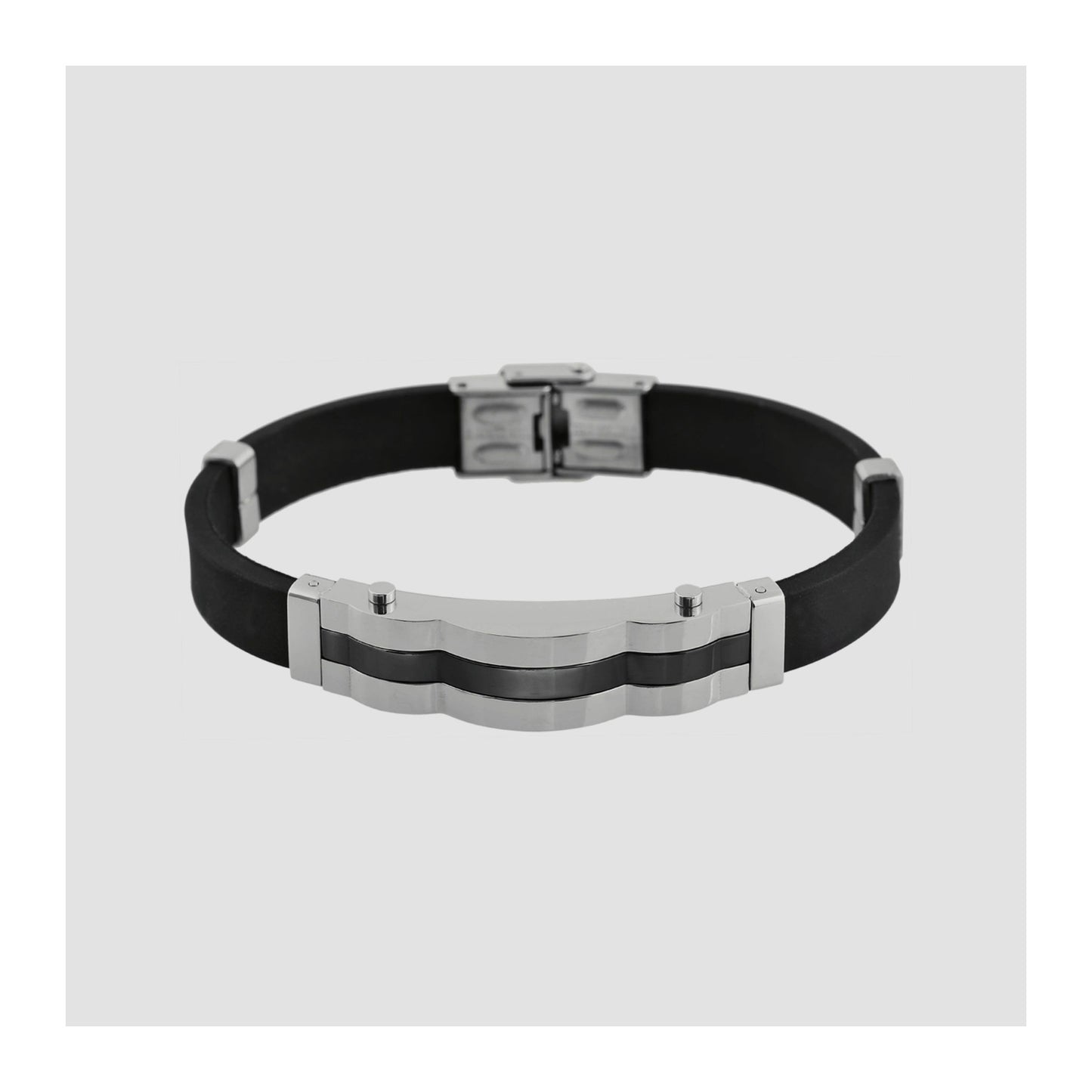 Damen Armband aus Kautschuk 21 cm