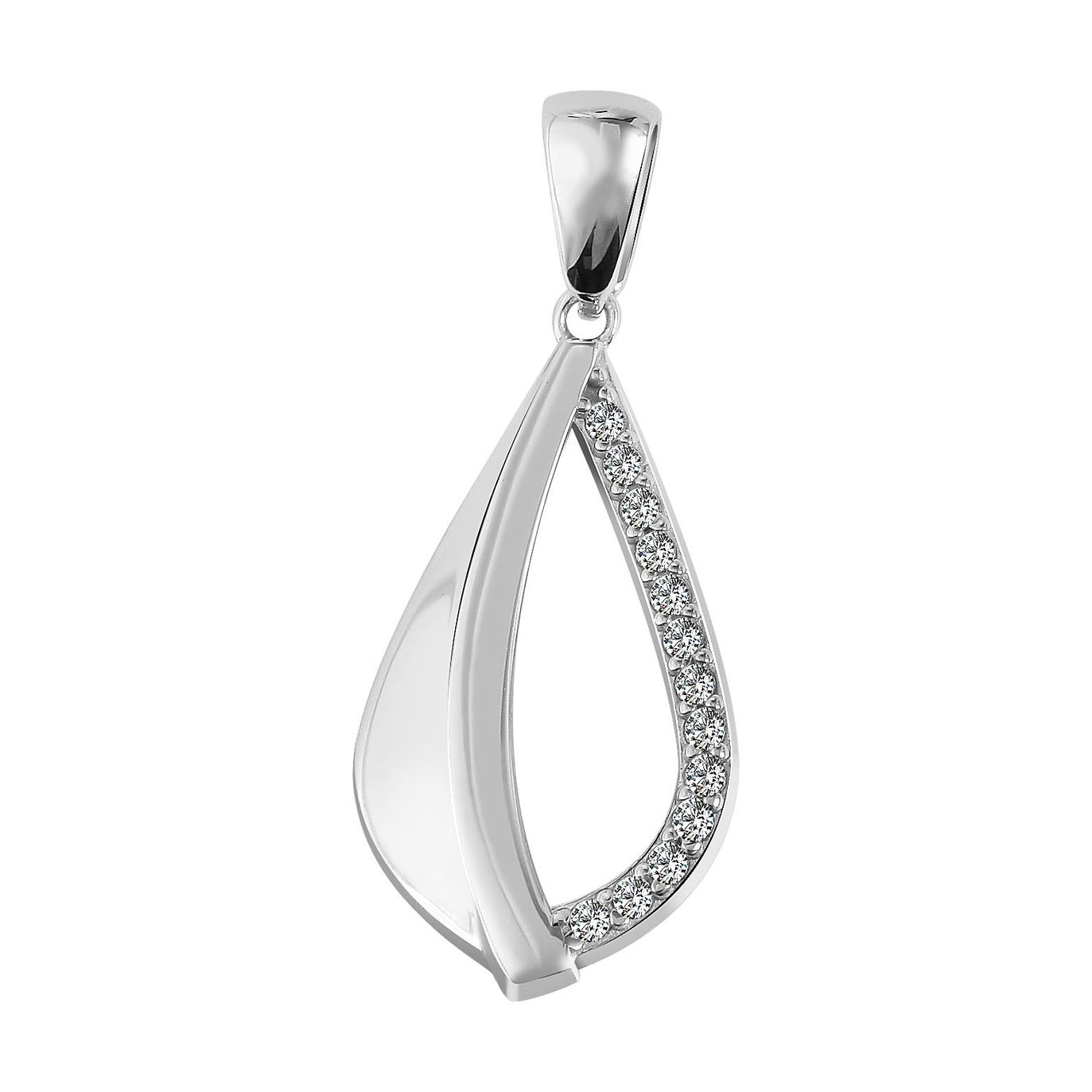 Damen Anhänger aus 925 Silber mit Zirkonia