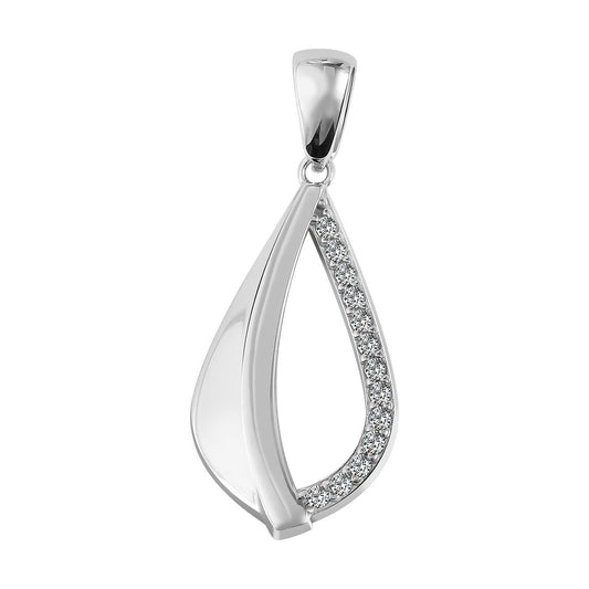 Damen Anhänger aus 925 Silber mit Zirkonia