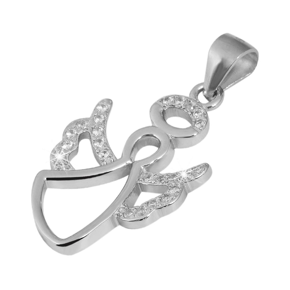 Damen Anhänger – Anhänger aus 925 Silber mit Zirkonia