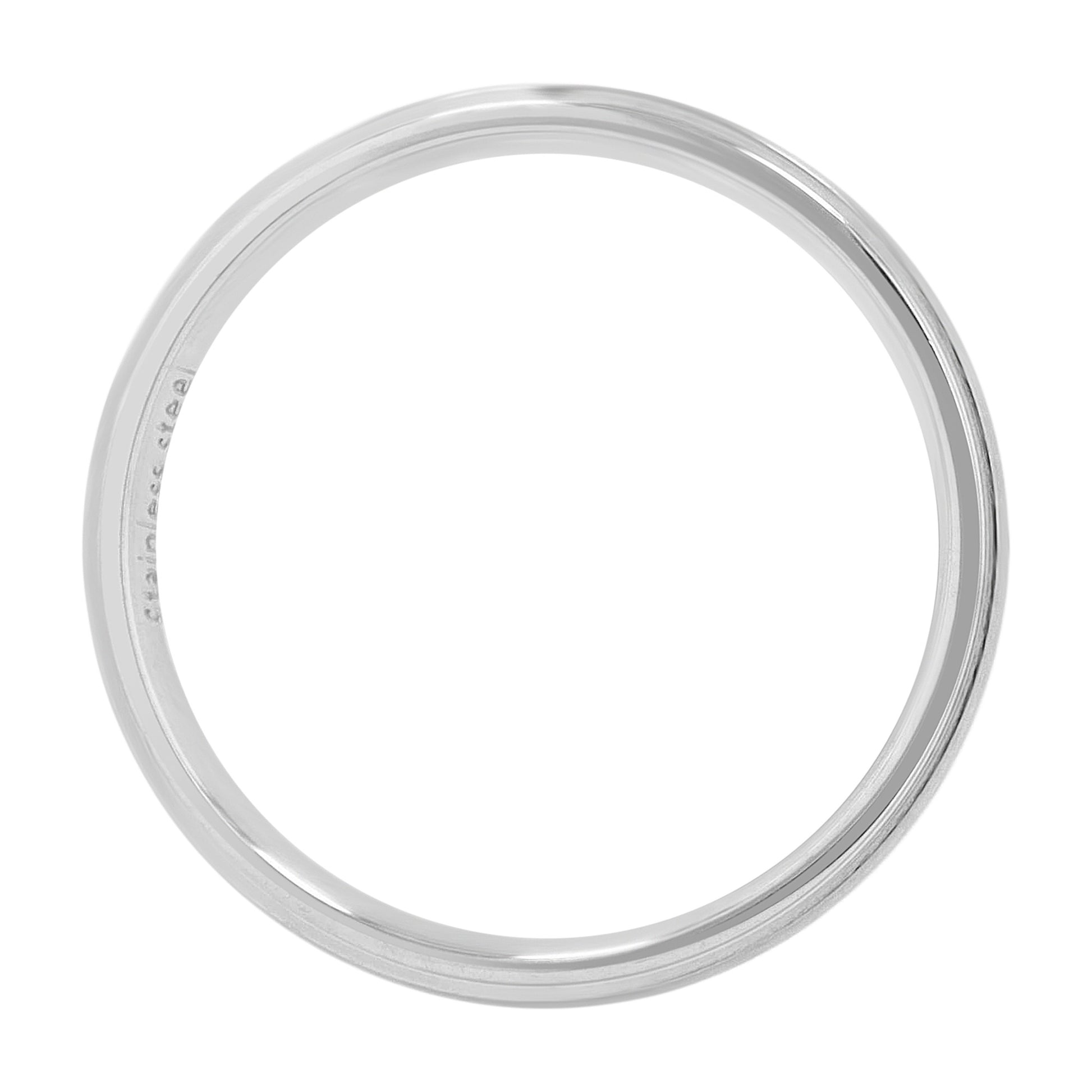 Damen Ring aus Edelstahl mit Strass Steinchen