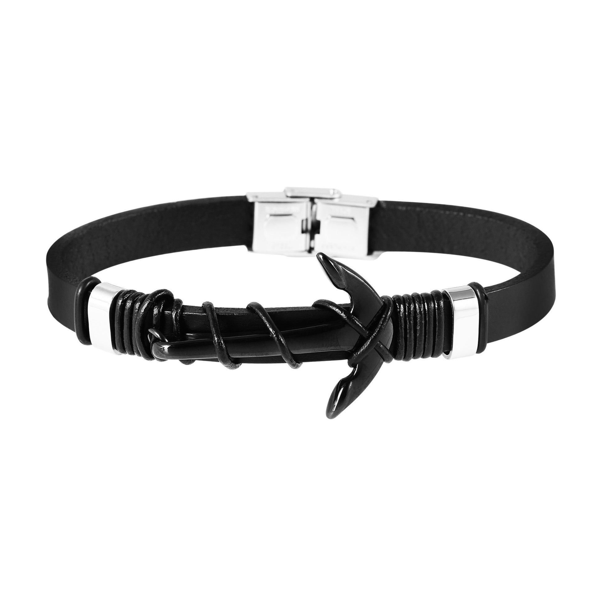 Unisex Armband aus Leder 23 cm