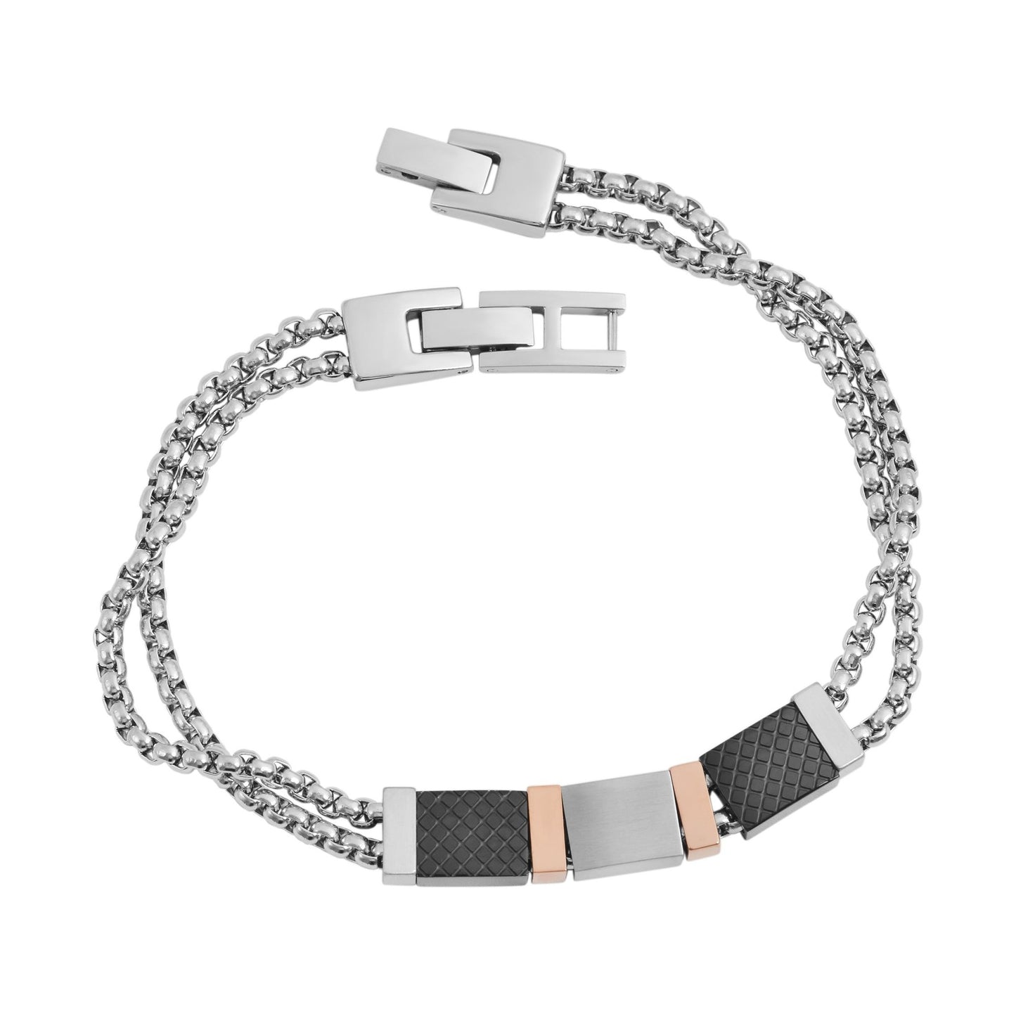 Herren Armband aus Edelstahl 21 cm