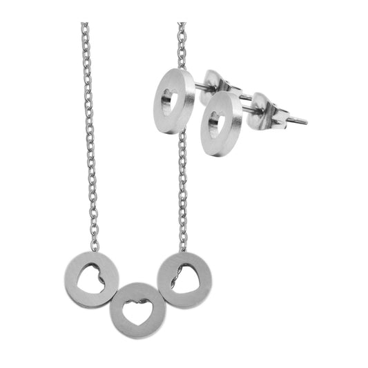 Damen Halskette – Ankerkette aus Edelstahl 43 cm