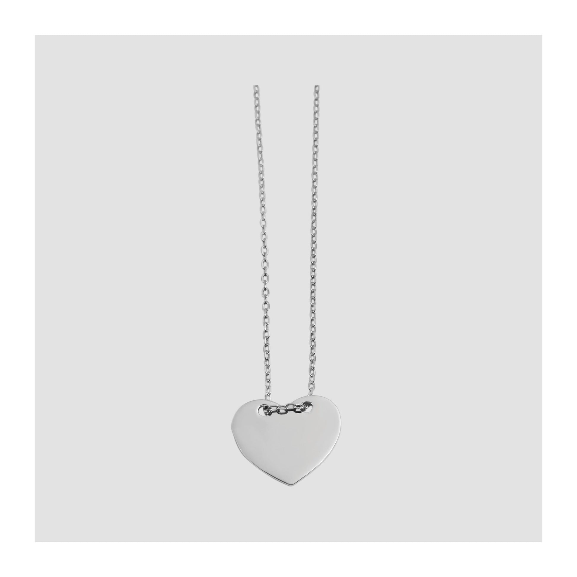 Damen Halskette mit Anhänger – Herz aus 925 Silber